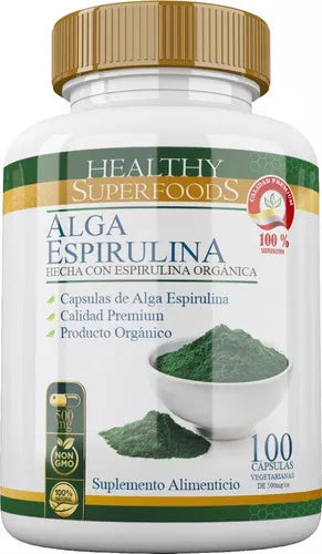 Capsulas Alga Espirulina